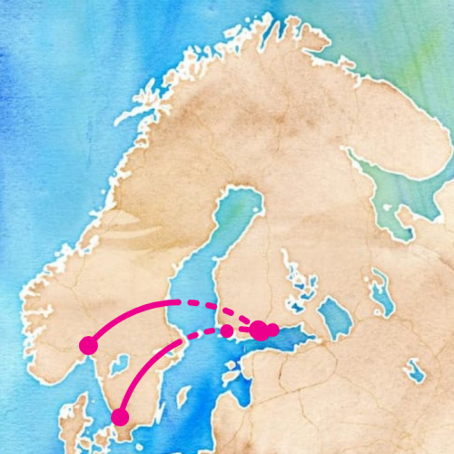 Nordiska band karta
